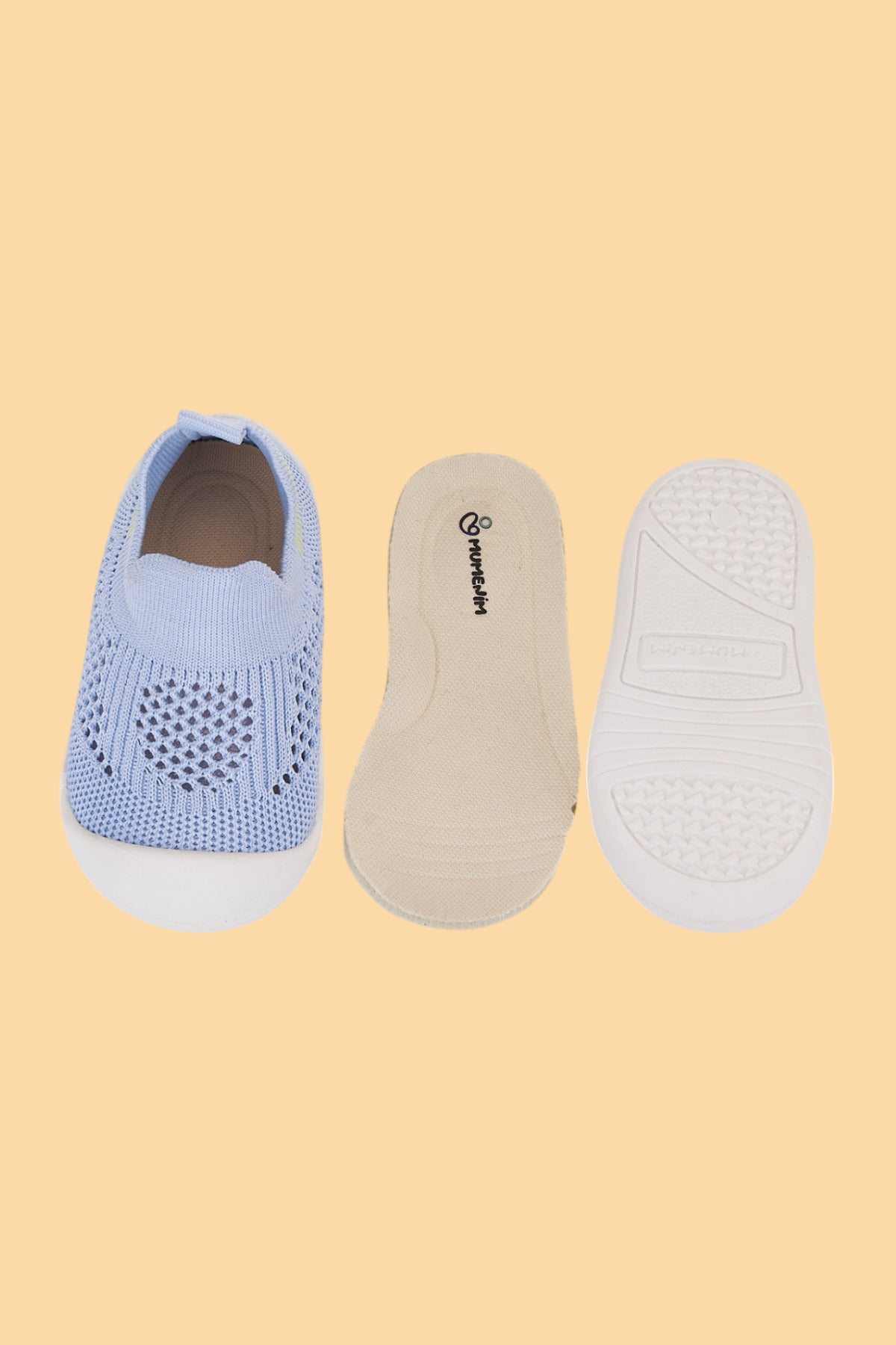 Luuq Bebek - Çocuk Esnek Ortopedik Yumuşak Taban Şık Mavi İlk Adım Spor Ayakkabısı - Spor Sneaker