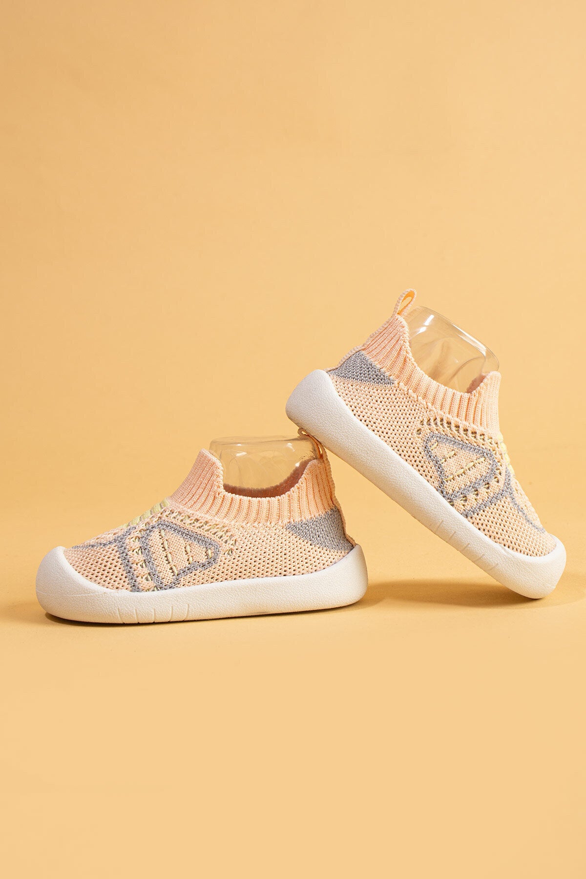 Docol Kız Çocuk Bebek Esnek, Rahat Ortopedik Taban Pembe Günlük Ilk Adım Ayakkabısı Ve Çocuk Sneaker