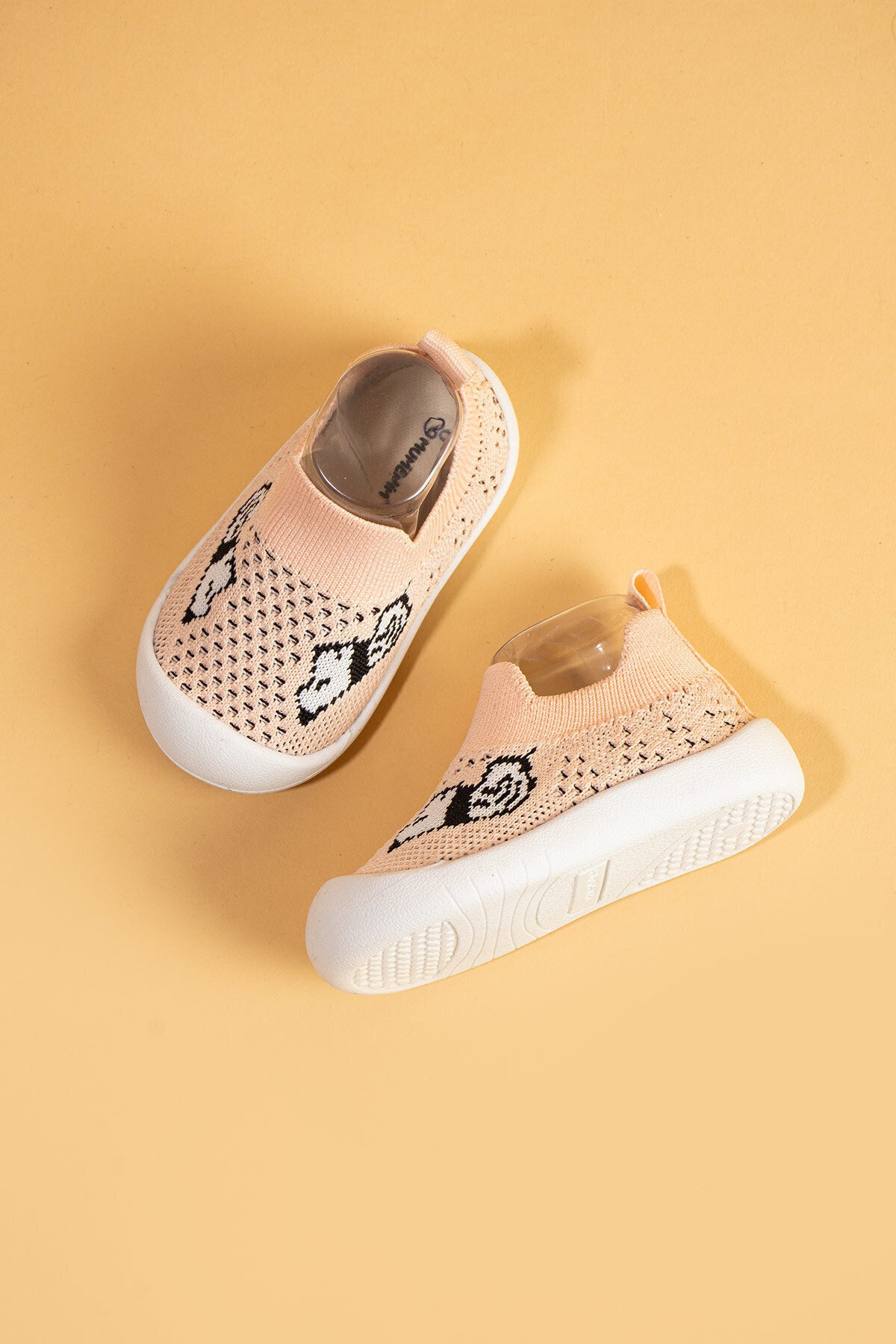 Jowhar Kız Çocuk&bebek Esnek, Figürlü, Yumuşak Kaymaz Ortopedik Taban Pembe Ilk Adım Spor Ayakkabı