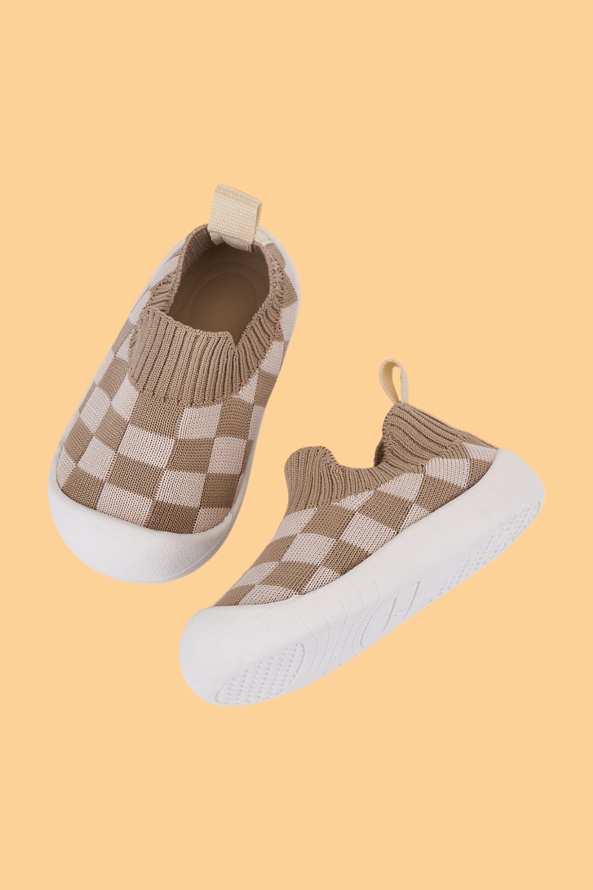 Guula Bebek&çocuk Bej-vizon Esnek, Rahat, Kaydırmaz Ortopedik Taban Ilk Adım Spor Ayakkabısı&sneaker