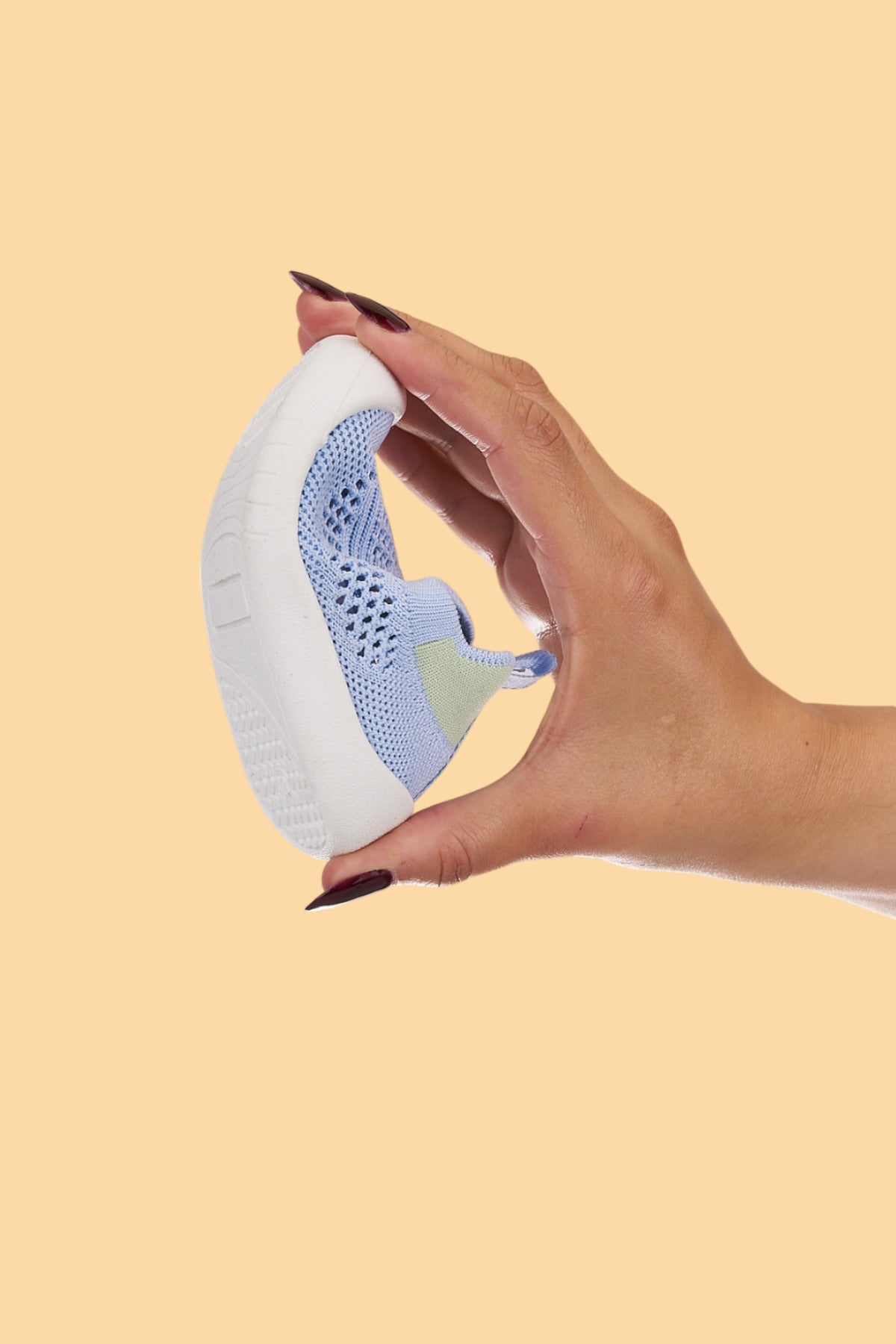 Luuq Bebek - Çocuk Esnek Ortopedik Yumuşak Taban Şık Mavi İlk Adım Spor Ayakkabısı - Spor Sneaker