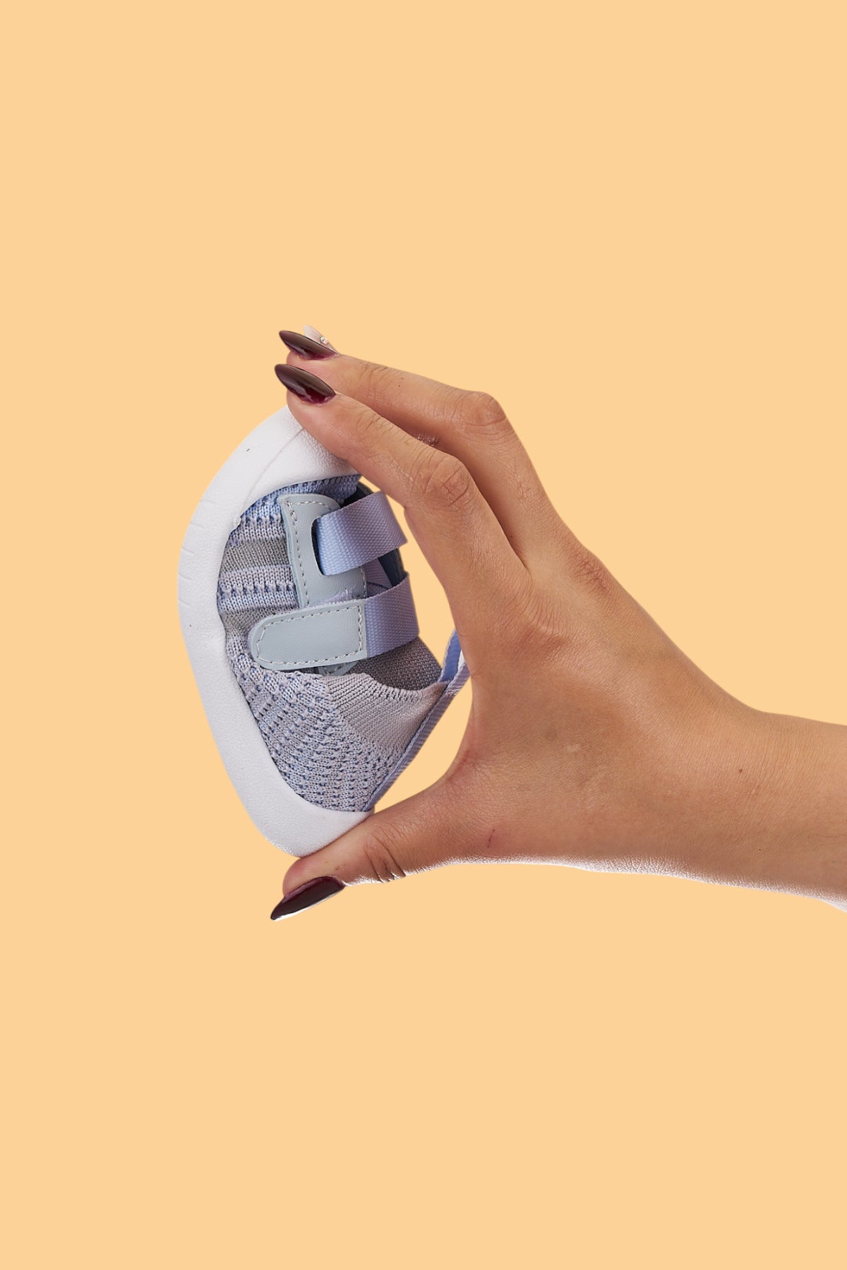 Wisil Kız/erkek Çocuk&bebek Cırtlı Rahat Esnek Kaymaz Ortopedik Taban Mavi Spor/ilk Adım Ayakkabısı