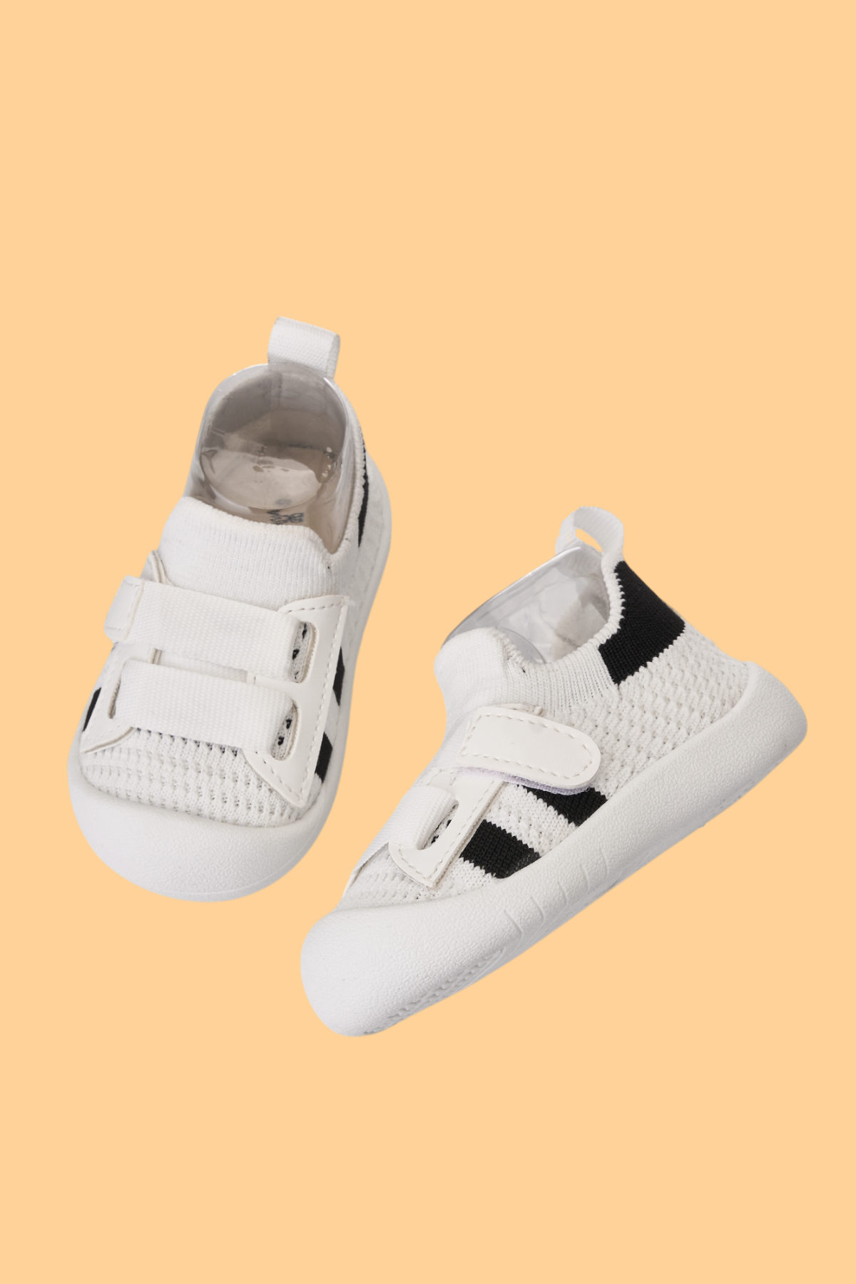 Wisil Beyaz Siyah Ortopedik Taban Spor Ayakkabı