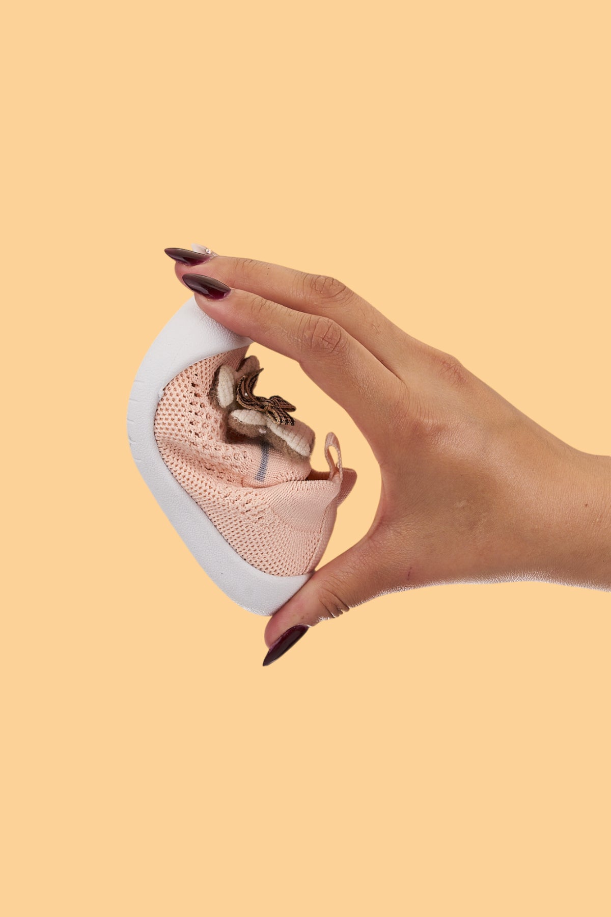 Sugar Bebek Çocuk Ortopedik, Esnek, Yumuşak Taban Bağcıksız Pembe Günlük Ilk Adım Spor Ayakkabı