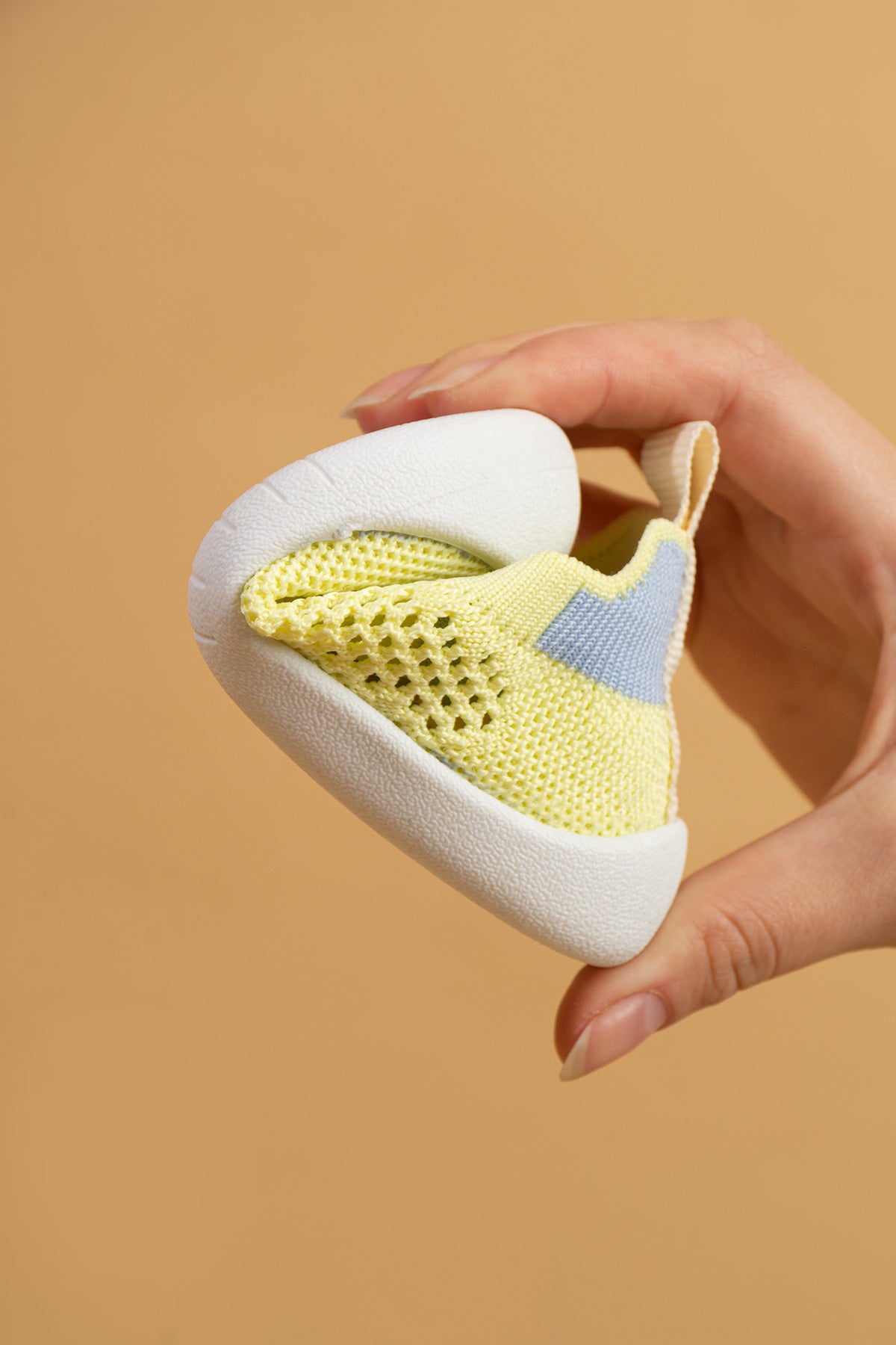 Luuq Bebek - Çocuk Esnek Ortopedik Yumuşak Taban Şık Sarı İlk Adım Spor Ayakkabısı - Spor Sneaker