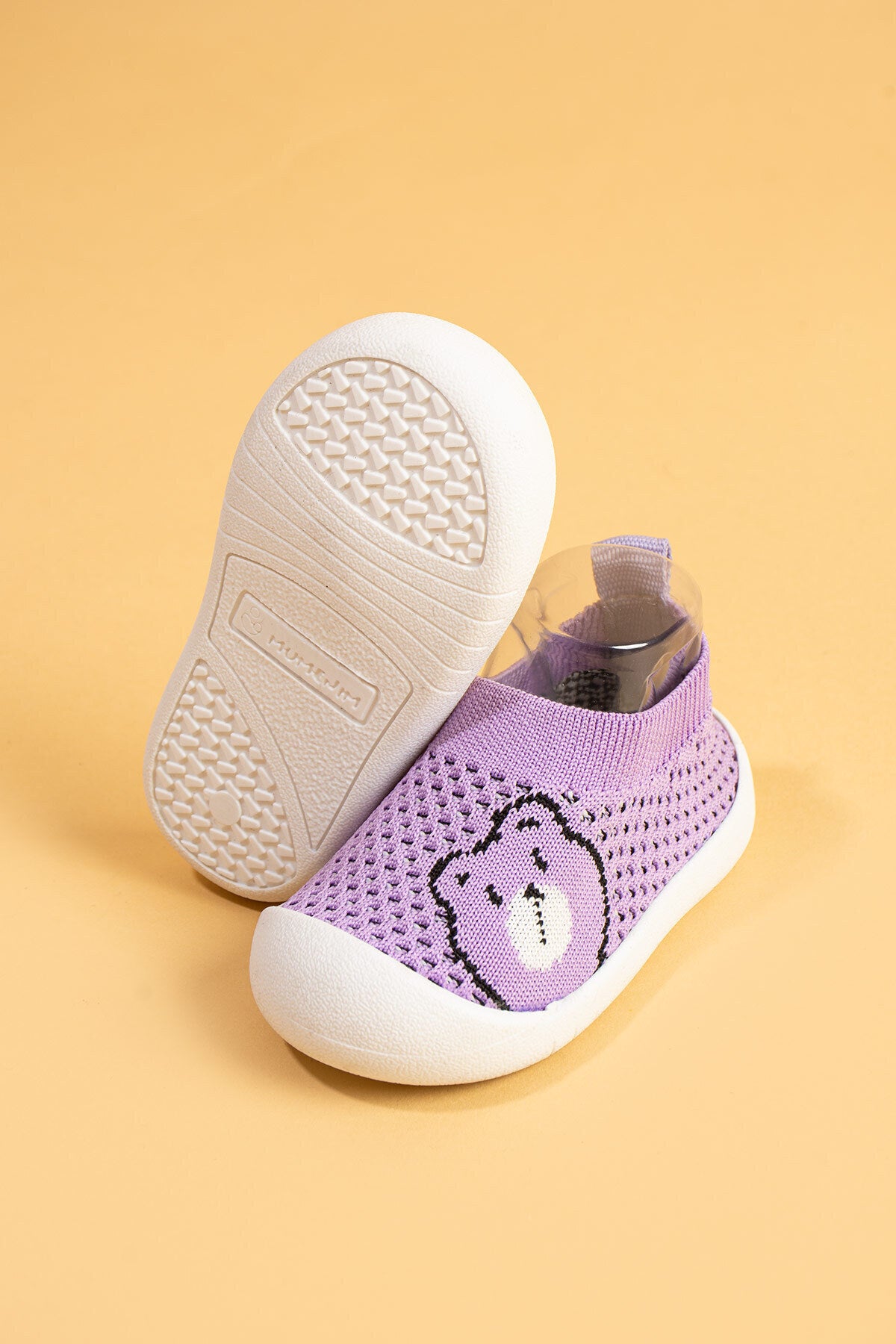 Sakow Çocuk Bebek Ortopedik Taban Hafif Kaymaz Taban Mor ilk Adım Spor Ayakkabı