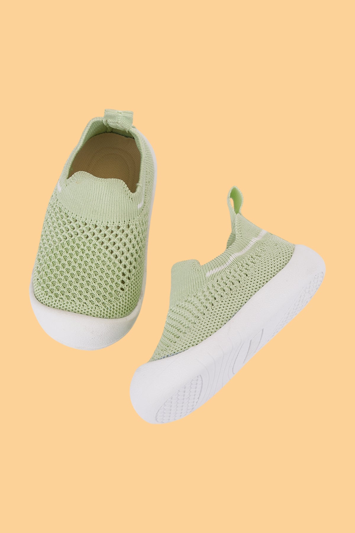 Laaleys Unisex Bebek&çocuk Kaymaz Ortopedik Taban Mavi Ilk Adım Ayakkabısı Spor Sneaker