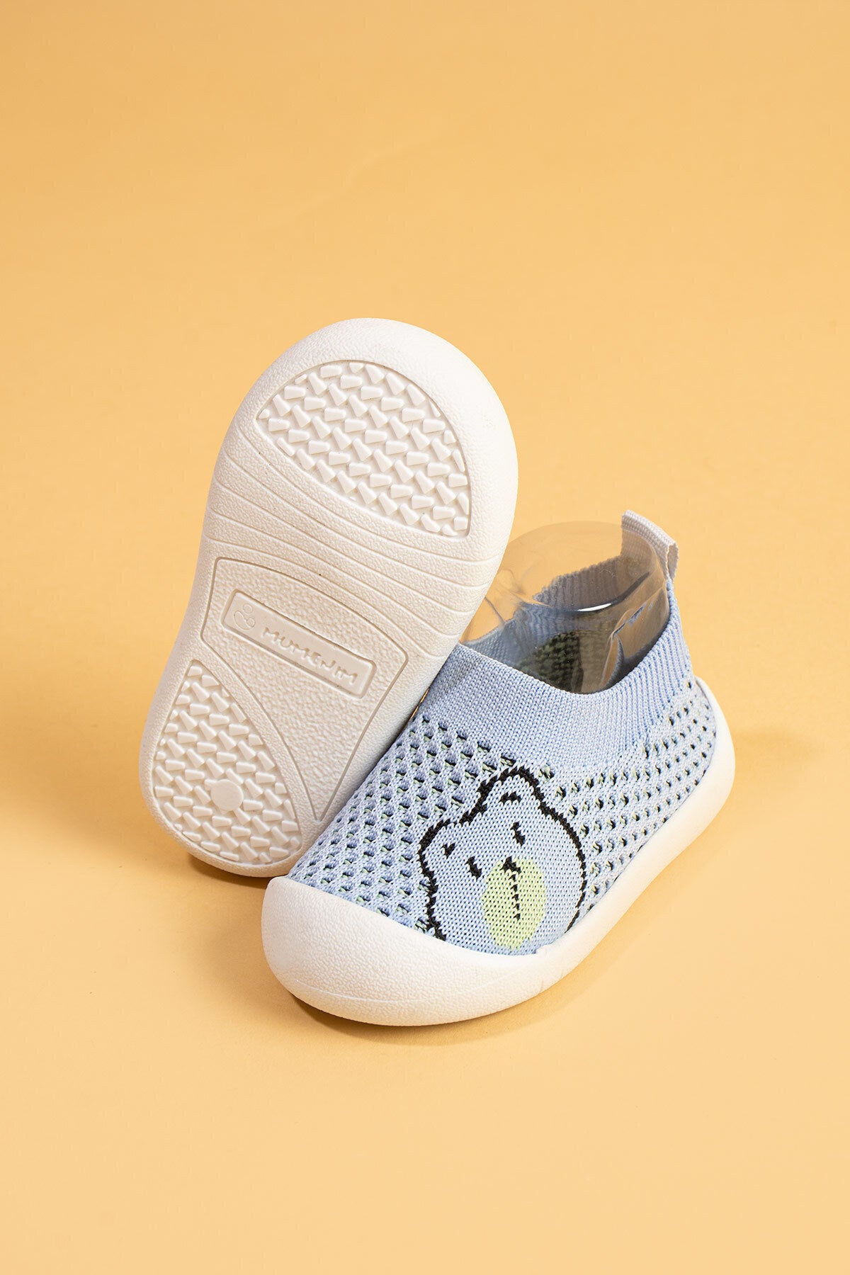 Sakow Çocuk Bebek Ortopedik Esnek, Rahat Hafif Kaymaz Taban Mavi Ilk Adım Spor Ayakkabı