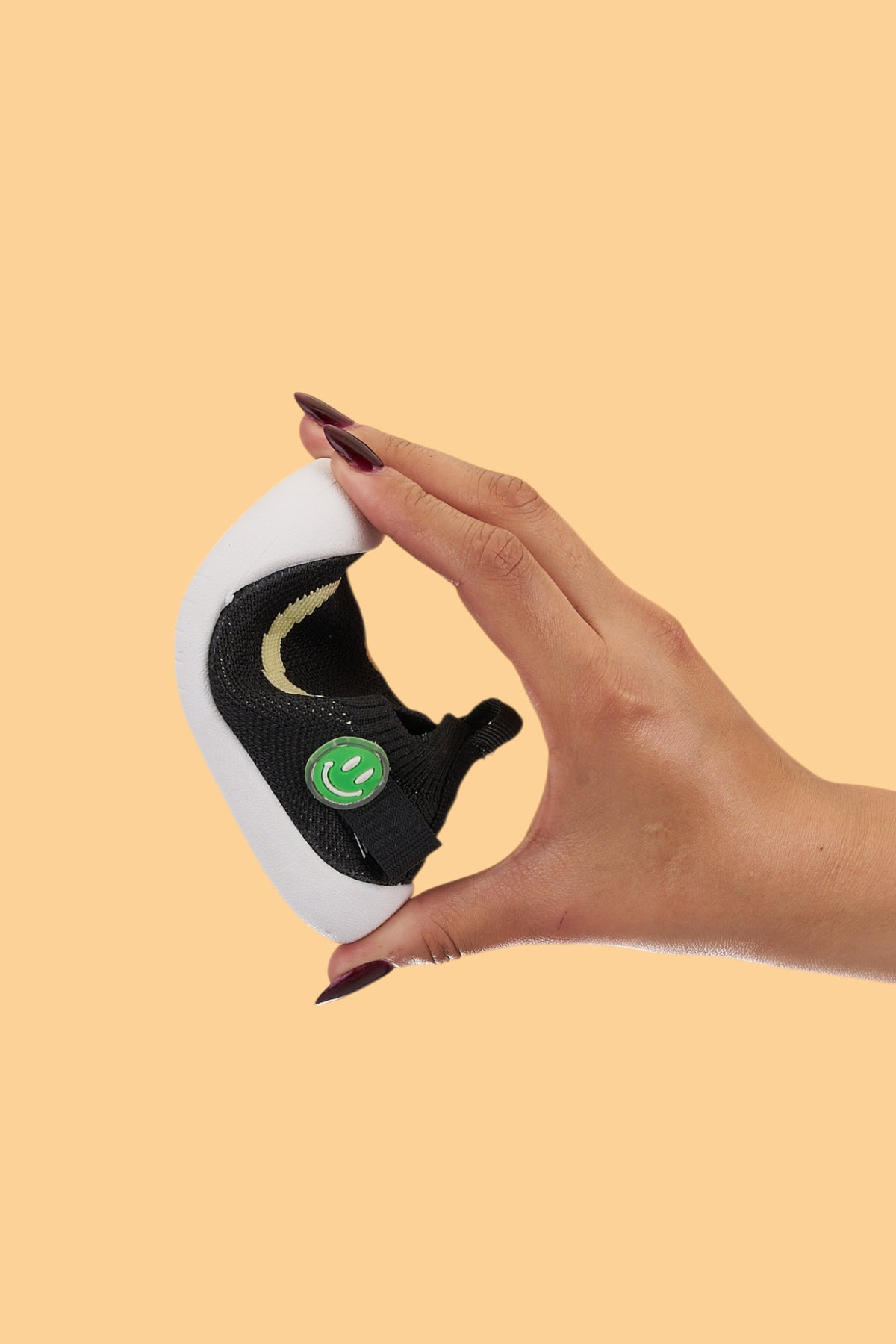 Fire Erkek Bebek&Çocuk Esnek Kaymaz Ortopedik Taban Siyah İlk Adım Ayakkabısı/Sneaker