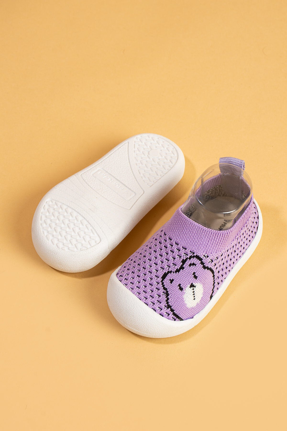 Sakow Çocuk Bebek Ortopedik Taban Hafif Kaymaz Taban Mor ilk Adım Spor Ayakkabı