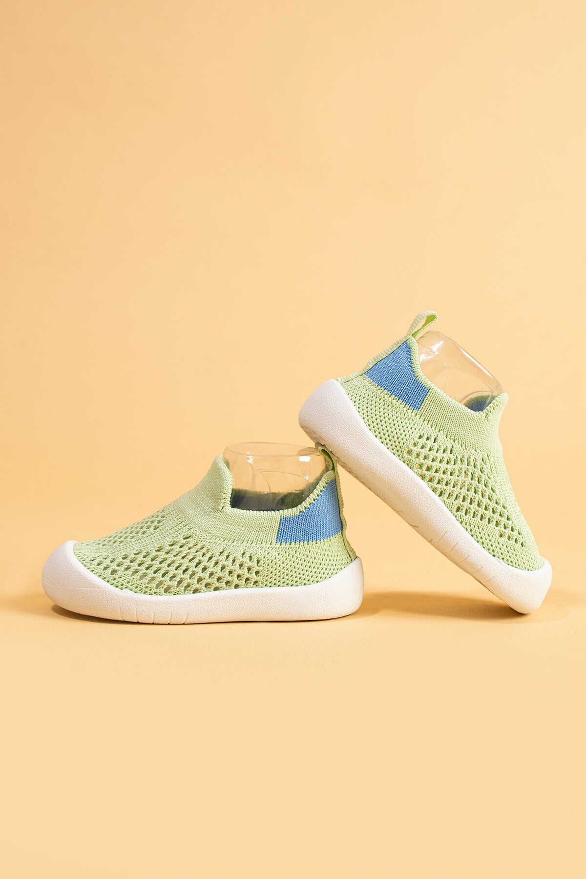 Luuq Bebek - Çocuk Esnek Ortopedik Yumuşak Taban Şık Yeşil İlk Adım Spor Ayakkabısı - Spor Sneaker