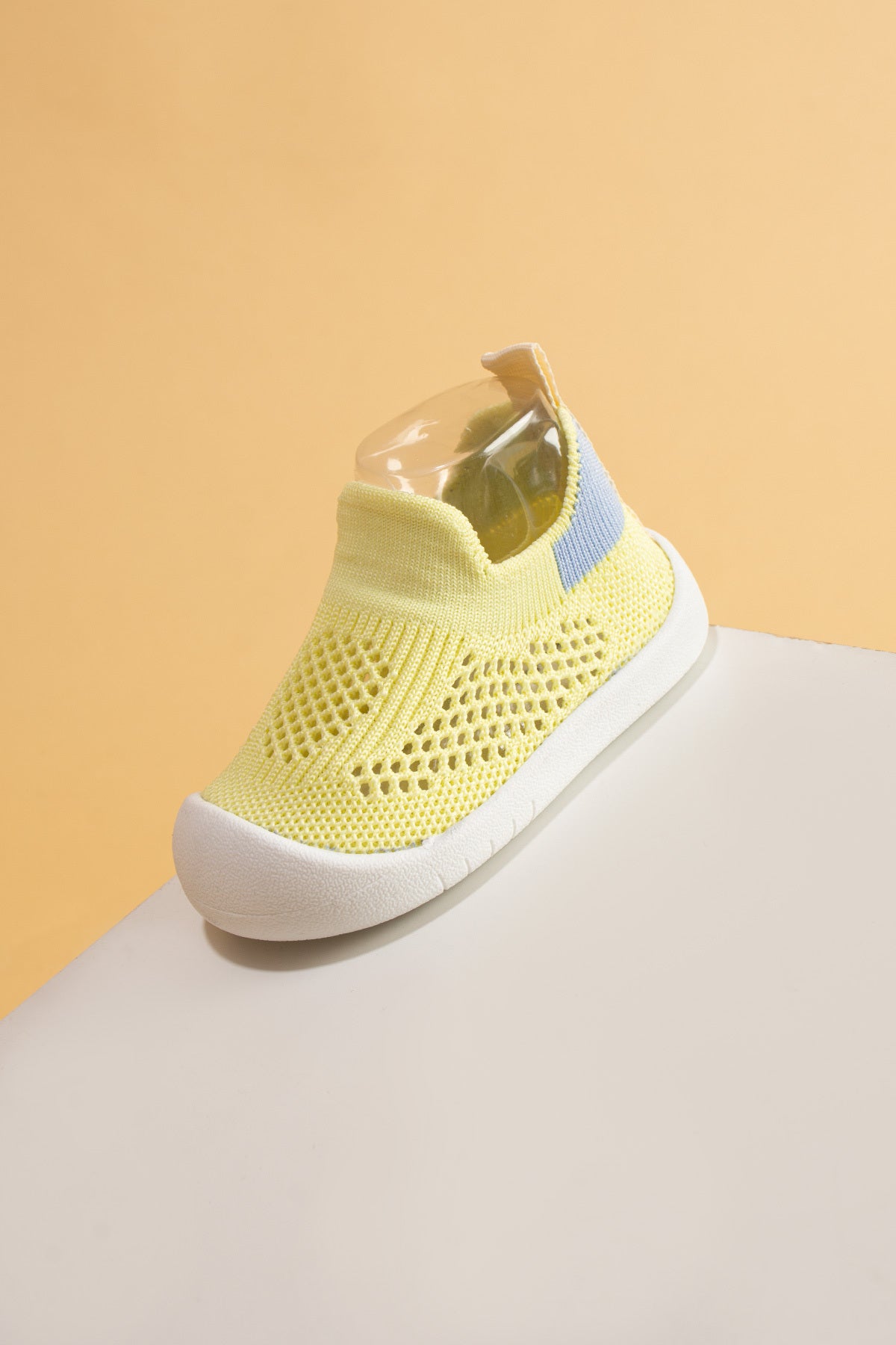 Luuq Bebek - Çocuk Esnek Ortopedik Yumuşak Taban Şık Sarı İlk Adım Spor Ayakkabısı - Spor Sneaker