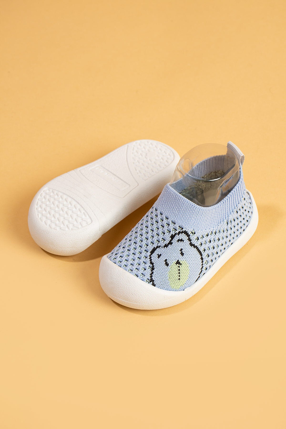 Sakow Çocuk Bebek Ortopedik Esnek, Rahat Hafif Kaymaz Taban Mavi Ilk Adım Spor Ayakkabı