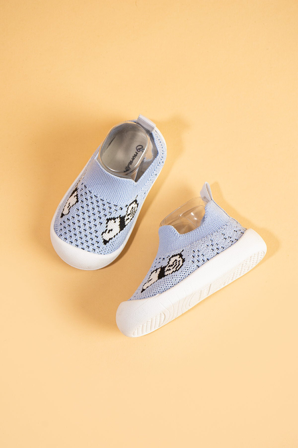 Jowhar Unisex Çocuk&bebek Esnek, Figürlü, Yumuşak Kaymaz Ortopedik Taban Mavi Ilk Adım Spor Ayakkabı