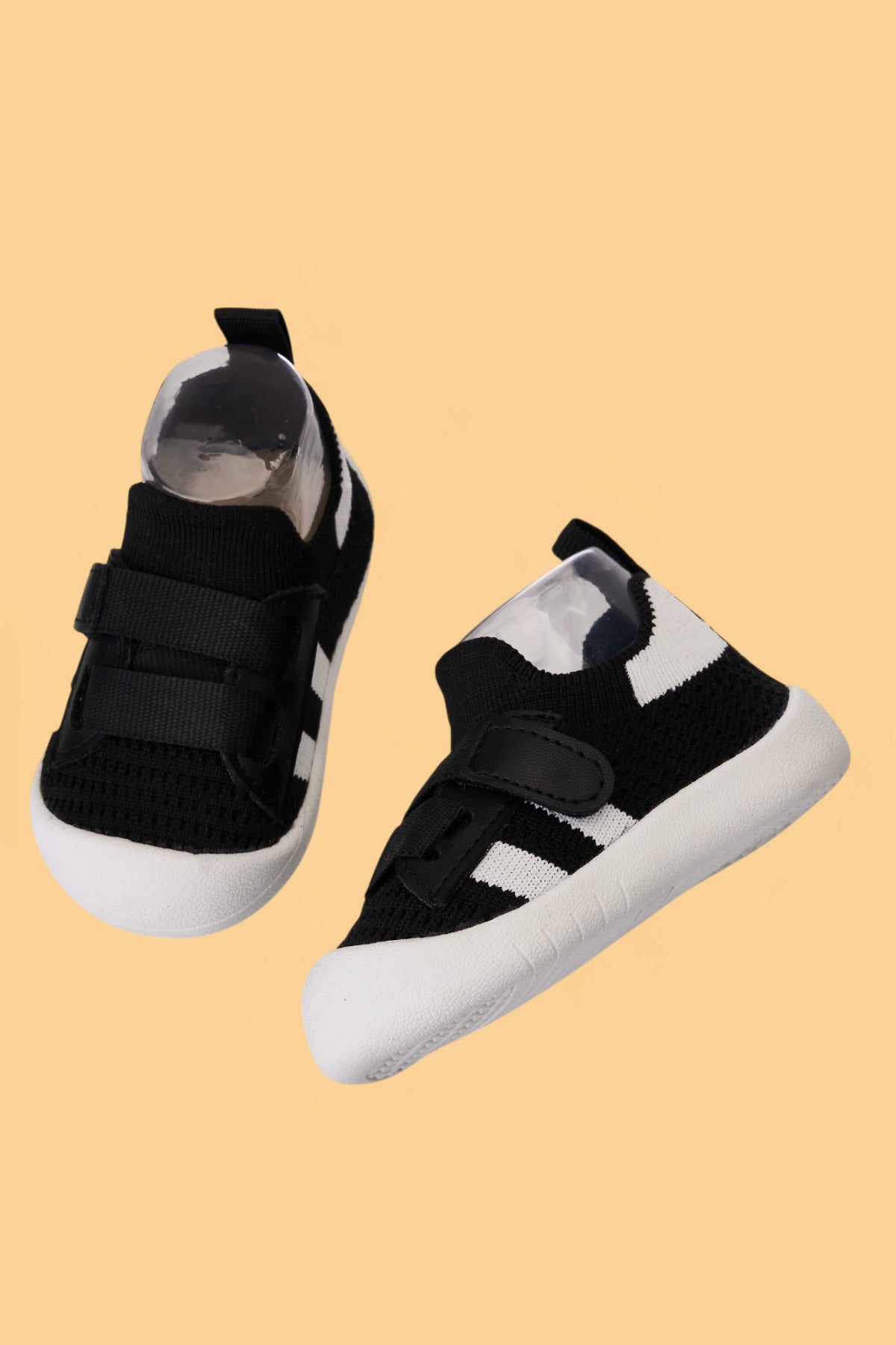 Wisil Çocuk Bebek Ortopedik Yumuşak Taban Siyah İlk Adım Ayakkabısı