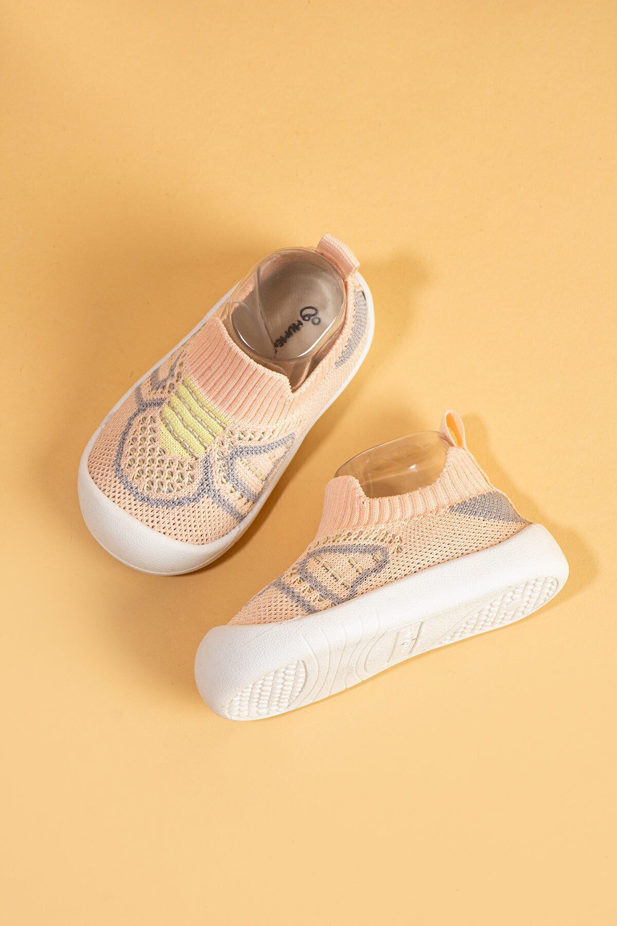 Docol Kız Çocuk Bebek Esnek, Rahat Ortopedik Taban Pembe Günlük Ilk Adım Ayakkabısı Ve Çocuk Sneaker