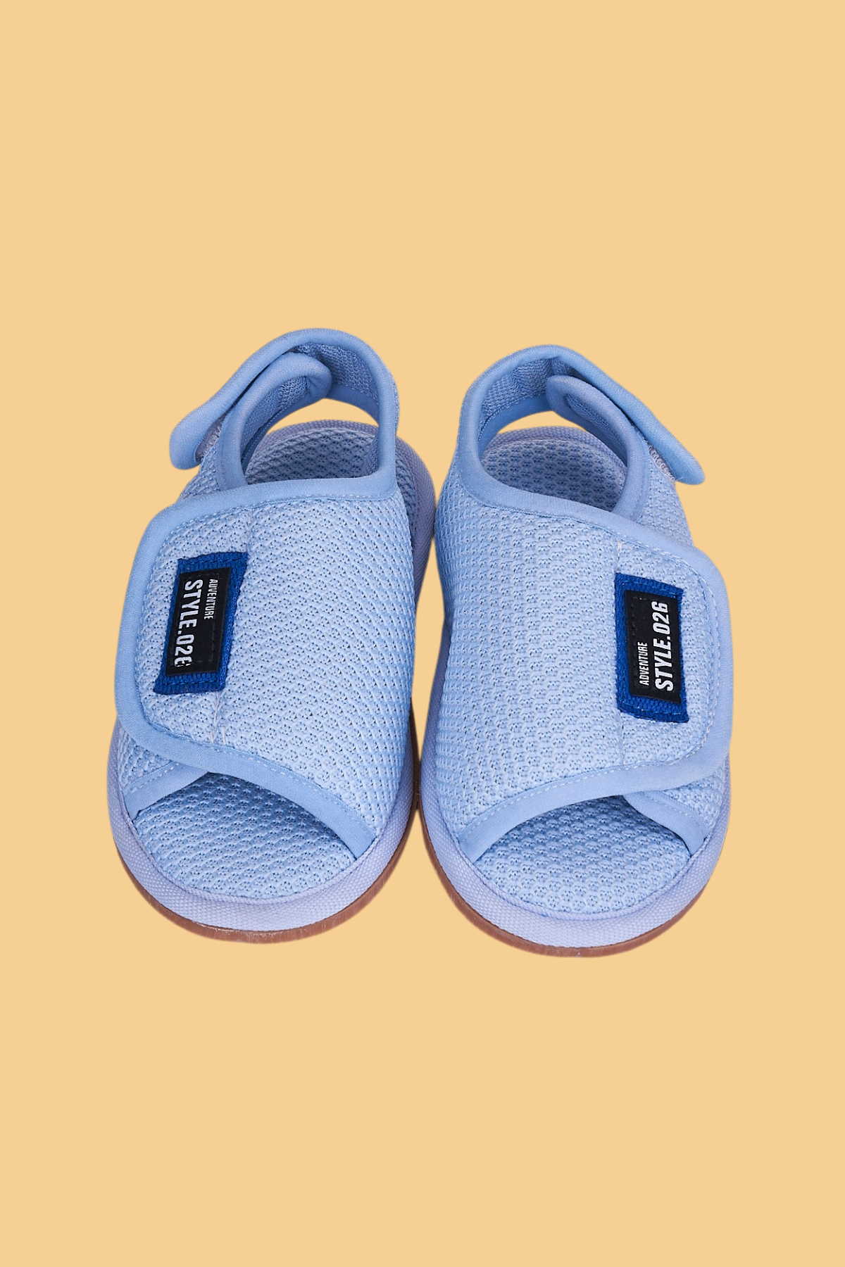 Mambala Mavi İlk adım, Çocuk Kaymaz Barefoot Taban Kolay giyilebilir Cırtlı Sandalet