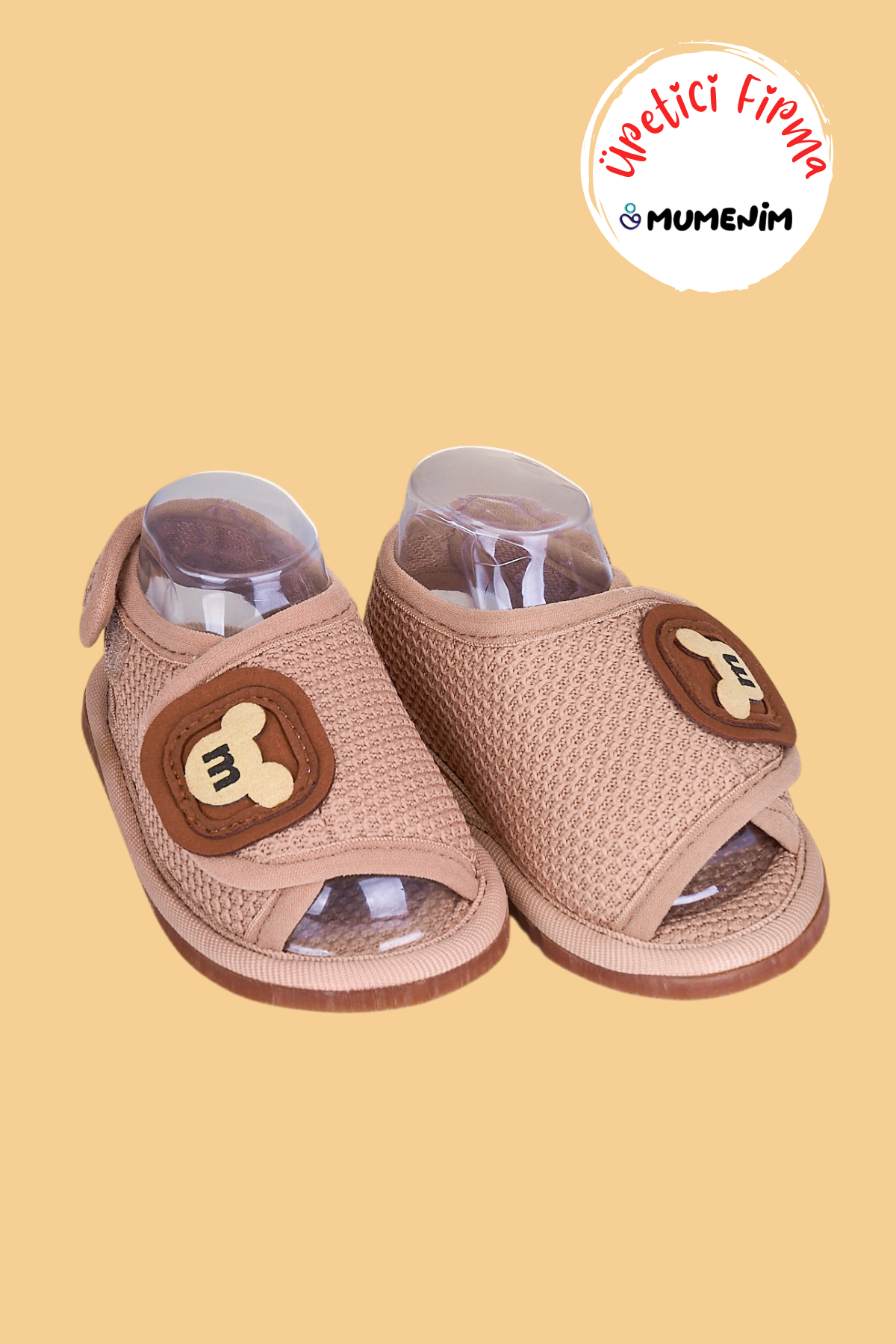 Ampe Vizon İlk adım, Çocuk Kaymaz Barefoot Taban Kolay giyilebilir Cırtlı Mikili Sandalet