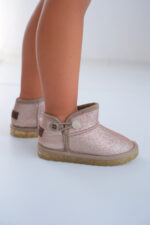 Aurora Kız Çocuk Simli Altın Bot - Ortopedik Taban - Görsel 7