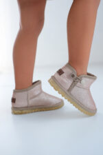 Aurora Kız Çocuk Simli Altın Bot - Ortopedik Taban - Görsel 8