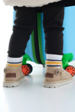 Kodiaq Süet Bej Çocuk Botu - Ortopedik Kaymaz Taban - Görsel 7