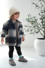 Kodiaq Süet Gri Çocuk Botu - Ortopedik Kaymaz Taban - Görsel 4