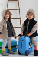 Kodiaq Süet Gri Çocuk Botu - Ortopedik Kaymaz Taban - Görsel 6