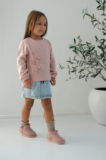 Kodiaq Süet Pembe Kız Çocuk Bot - Ortopedik Kaymaz Taban - Görsel 4