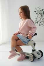 Kodiaq Süet Pembe Kız Çocuk Bot - Ortopedik Kaymaz Taban - Görsel 8