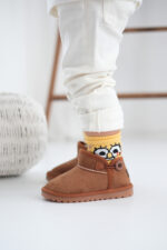 Kodiaq Süet Taba Çocuk Botu - Ortopedik Kaymaz Taban - Görsel 5