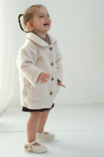 Lebom Kız Çocuk Ortopedik Bej Babet - Görsel 4