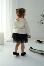 Lebom Kız Çocuk Ortopedik Siyah Babet - Görsel 5