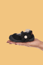 Lebom Kız Çocuk Ortopedik Siyah Babet - Görsel 2