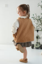 Lebom Kız Çocuk Ortopedik Taba Babet - Görsel 7