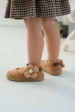 Lebom Kız Çocuk Ortopedik Taba Babet - Görsel 8