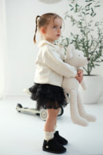 Minto Kız Çocuk ve Bebek Siyah Süet Ortopedik Bot - Görsel 4