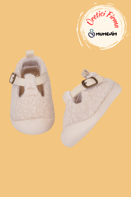 Togo Çocuk - Bebek Ortopedik Bej Peluş Babet