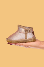 Aurora Kız Çocuk Simli Altın Bot - Ortopedik Taban - Görsel 2