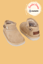 Kodiaq Süet Bej Çocuk Botu - Ortopedik Kaymaz Taban