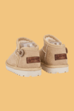 Kodiaq Süet Bej Çocuk Botu - Ortopedik Kaymaz Taban - Görsel 3