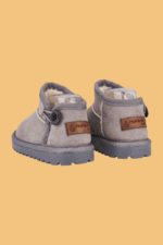 Kodiaq Süet Gri Çocuk Botu - Ortopedik Kaymaz Taban - Görsel 3