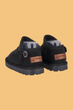 Kodiaq Süet Siyah Çocuk Botu - Ortopedik Kaymaz Taban - Görsel 3