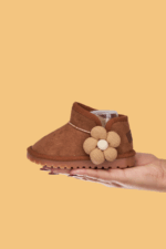 Minto Kız Çocuk ve Bebek Taba Süet Ortopedik Bot - Görsel 2